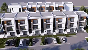 200sqm Plot for 4 Bedroom Terrace Duplex Kapital Villa Guzape District