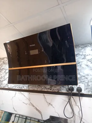 90cm Black and Gold Frame Phima Kitchen Heat Extractor