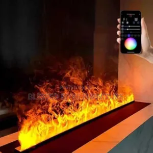3d Electric Fireplace With Realistic Atomized Flame 1200mm