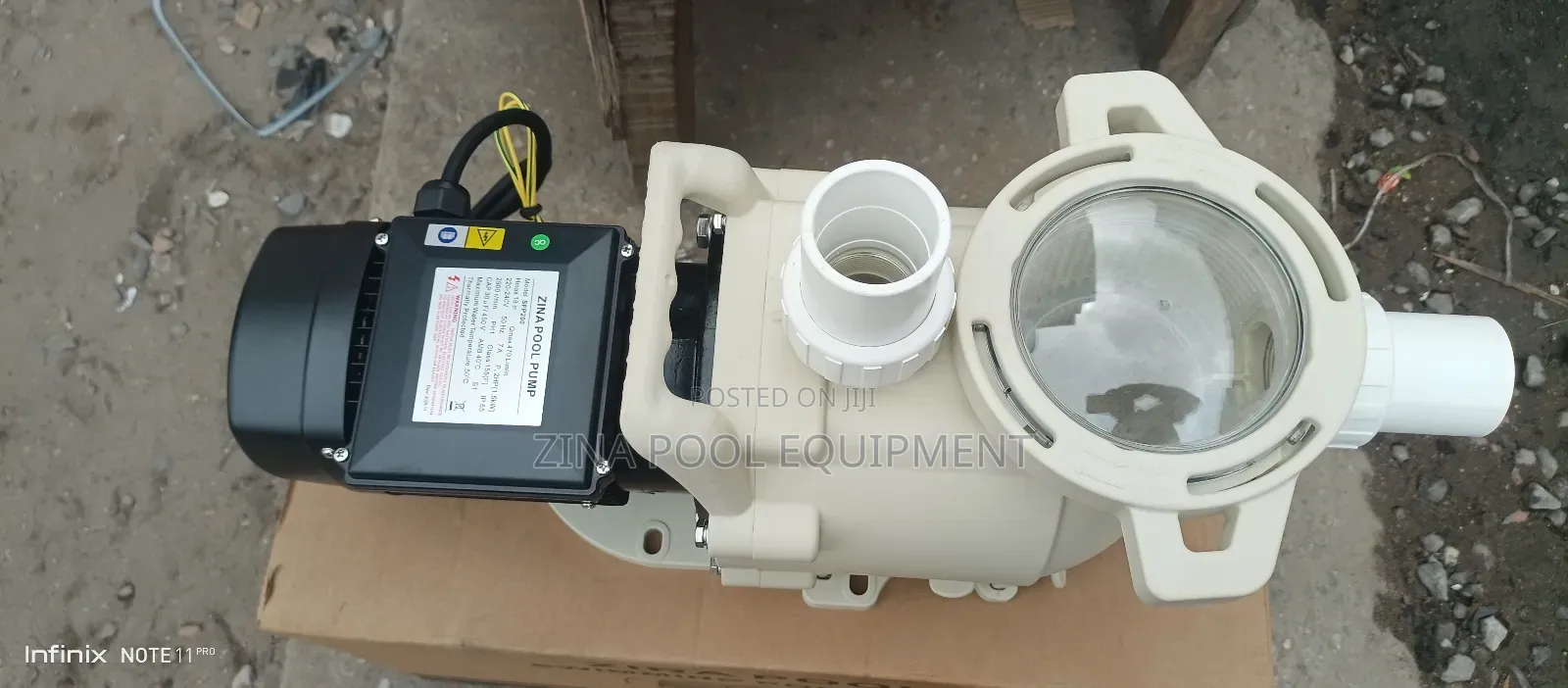 Zina Pool Swimming Pool Withe Pump 2hp