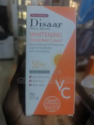 Disaar Whitening Sunscreen Cream With Nicotinamide, Vc, and Aloe Vera