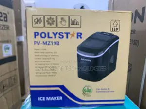Polystar Pv-Mz19b 2.2l Portable Ice Maker for Home Office