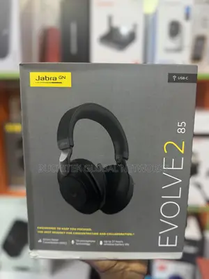 Jabra Evolve 2 85 Wireless Headset With Usb-C Dongle.