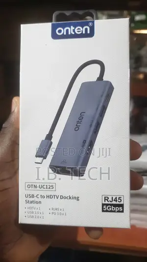 Onten Usb-C 5 in 1 HDTV Docking Station 5gbps