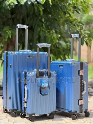 Blue Aluminium Frame Luggage- 3set