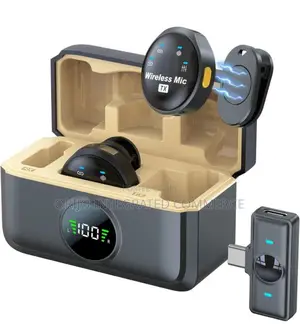 Magnetic Dual Noise Cancelling Wireless Microphone for iPhone, Type-C