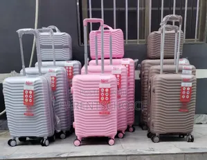 Brown Trolley Luggage Box