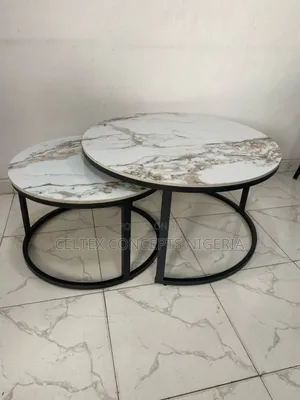 Living Room 2 In1 Marble Centre Table