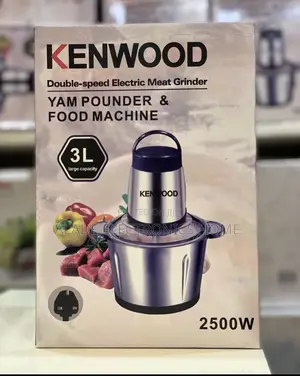 3ltr” Kenwood Yam Pounder and Double Electric Meat Grinder