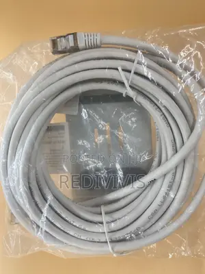 White Ethernet Patch 7m Cable With Rj45 Connectors