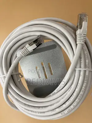 White Ethernet Patch 7m Cable With Rj45 Connectors