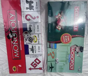Monopoly Scrabble 2 in 1 Board Game