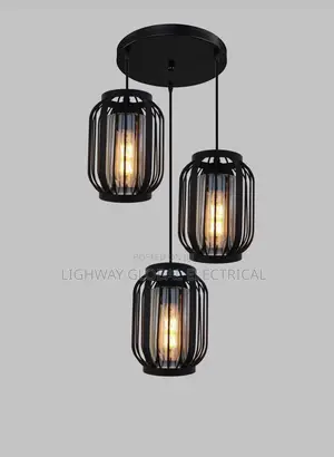 Modern Iron Plated 3 in 1 Hanging Pendant Light