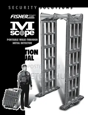 Fisher M-scope Portable Walk-through Security Metal Detector