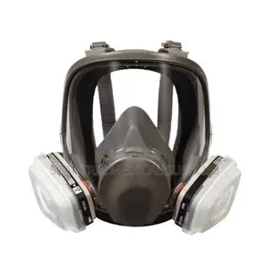 Professional Full Face Gas Mask With Dual Vapour Cartridges