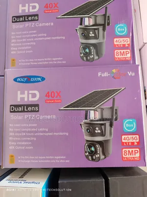 Ubox 40x Optical Zoom Dual Lens Solar PTZ Camera