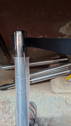 Stainless Silver Stanchion Pole/Queue Control Pole