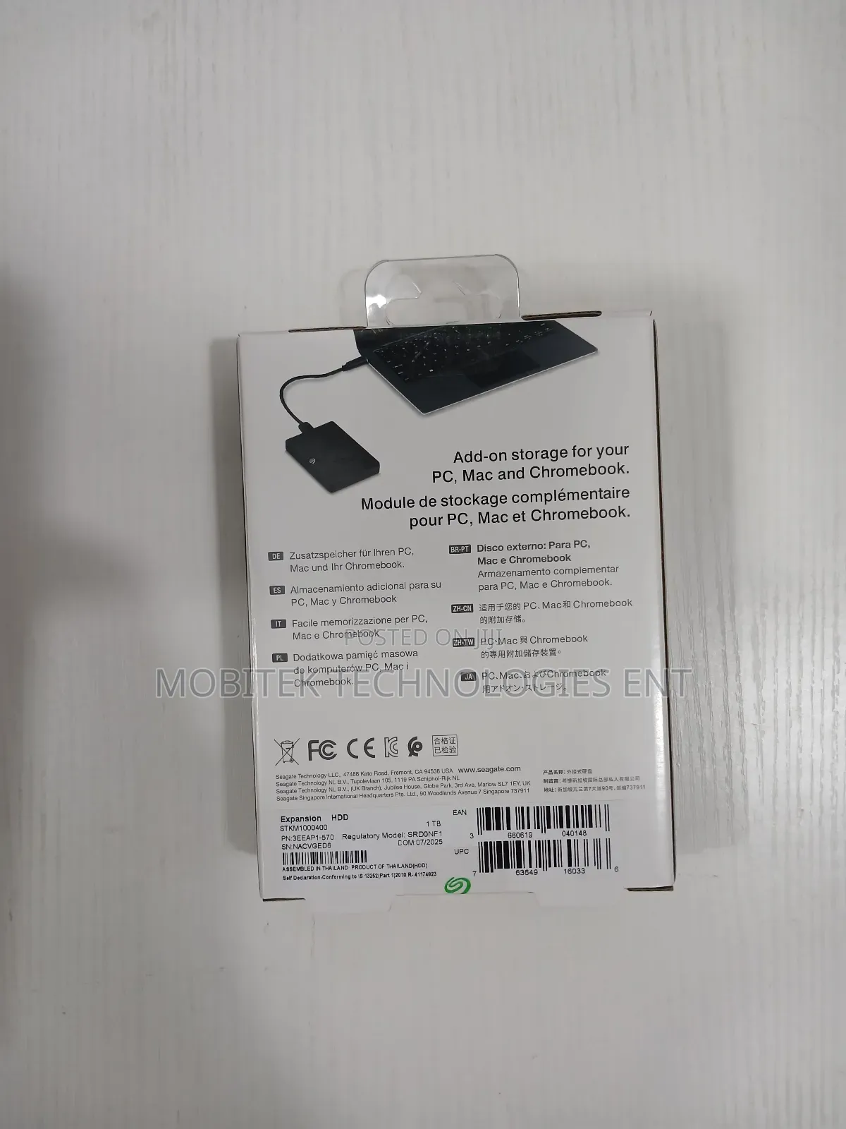 1tb Seagate Expansion External Storage Hard Drive