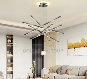 Geometric Line Chandelier