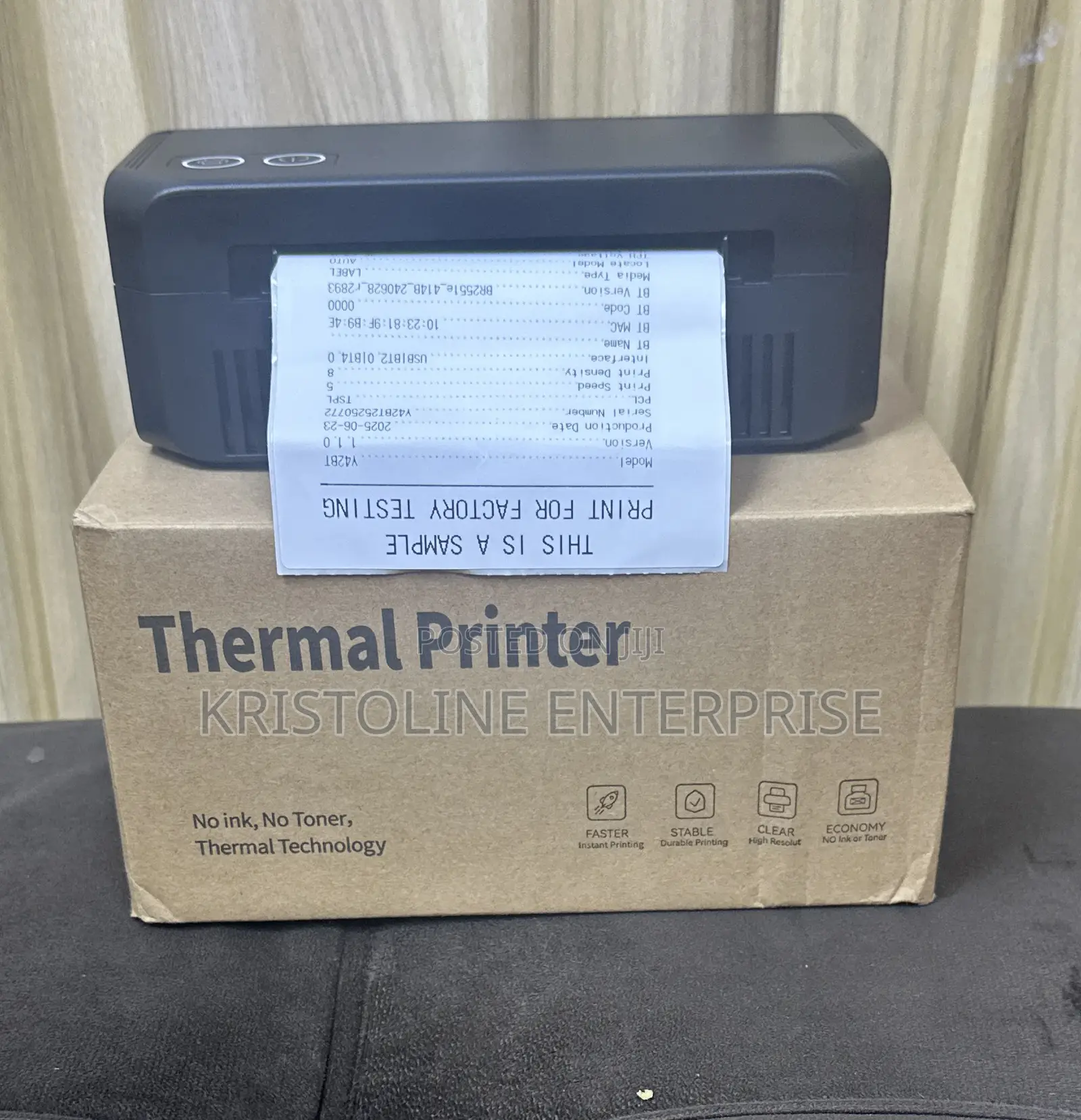 Mini Thermal Label Printer