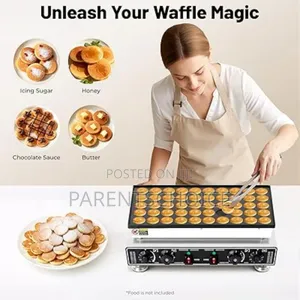 Nonstick Electric 50 Holes Mini Dutch Pancake Maker Iron Machine1700w