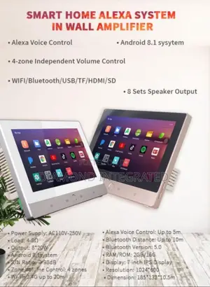 7 Inches Bluetooth Keypad Amplifier With Hdmi Input