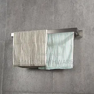 Double Chrome Towel Hanger