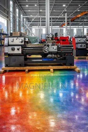 Heavy-Duty Industrial Lathe Machine I