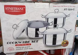 Stniithanz 6pcs Stainless Steel Pots 20cm,22cm,24cm