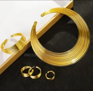 Non Tarnish Female Jewelry Sets Gold/Silver