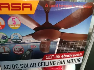 Qasa Brown 5 Blade Inverter Ceiling Fan