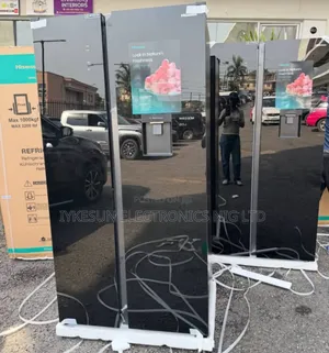 Original Hisense Side by Side Inv Mirror Face Glass Fridge Freeze