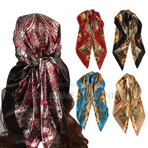 Women Silk Vintage Scarf