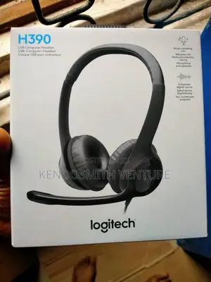 Logitech H390 Usb Wired Headset–Noise Cancelling Mic–Clear Stereo 