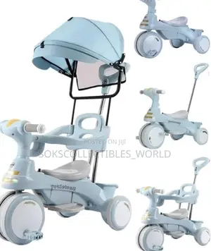 4in1 Convertible Children Tricycle + Canopy For Age 1-3years