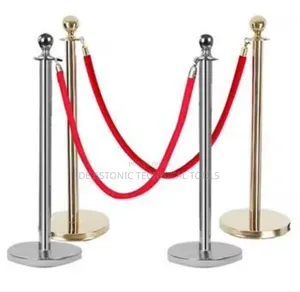 Stanchion/Queue Pole With Rope