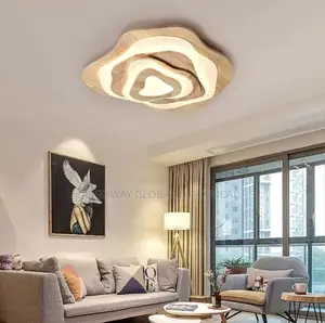 Modern Nordic Wood Led Ceiling Flosh Decor Light