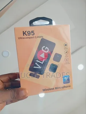K-95 Double Wireless Microphone With Noise Cancellation