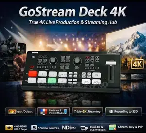 Osee Gostream Deck 4k Hdmi Live Streaming Video Switcher With Ndi|Hx3