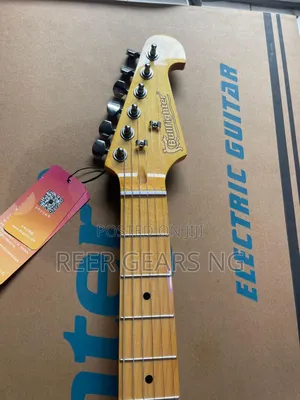 White Bullfighter Telecaster Electric Guitar