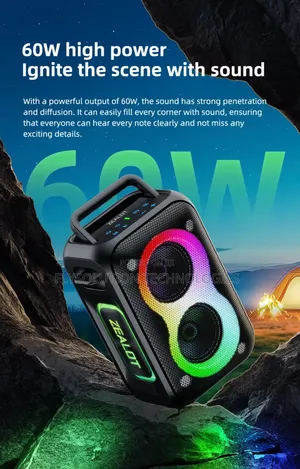 Zealot Pt02 60w Outdoor Bluetooth Speaker