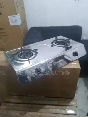 Thermocool Glass Duo 2 Hob Table Top Gas Cooker – Easy Clean Design