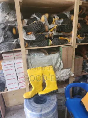 Yellow Safety Rain Boot
