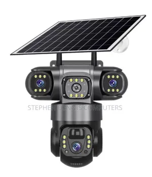 Triple Lens 4g Solar CCTV Wireless Camera