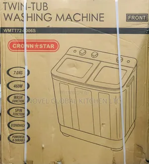 7.5 Crown Star Double Top Loader Washing Machine