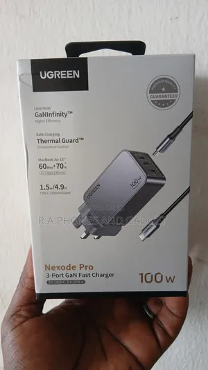 Ugreen 100w Nexode Pro 3port Gan Fast Charger