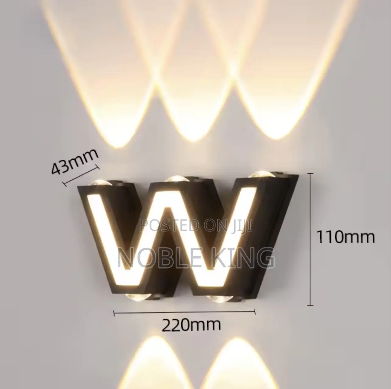 Aphabet Wall Light