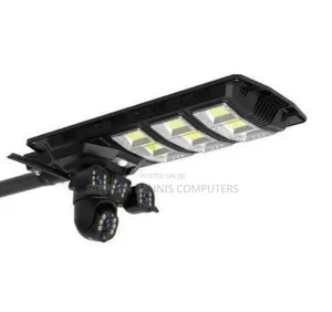 3 Lens Double CCTV Camera +Solar Street Light