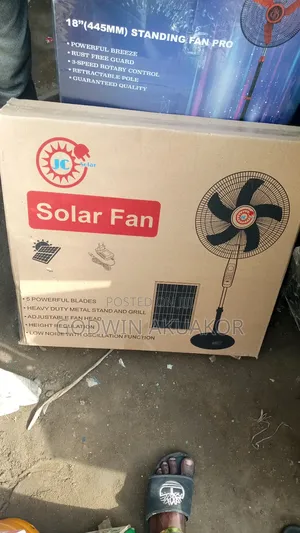 Rechargeable Solar Fan