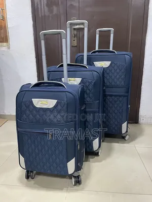 Leader Polo 3-Piece Luggage Set – 28′′, 24′′, 20′′ (Blue)